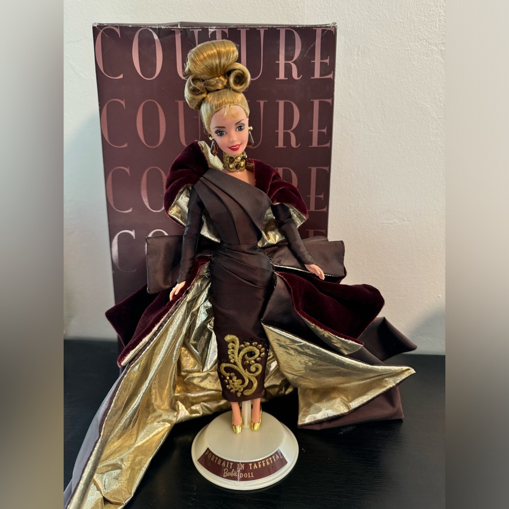 Vintage Barbie Couture Portrait in Taffeta